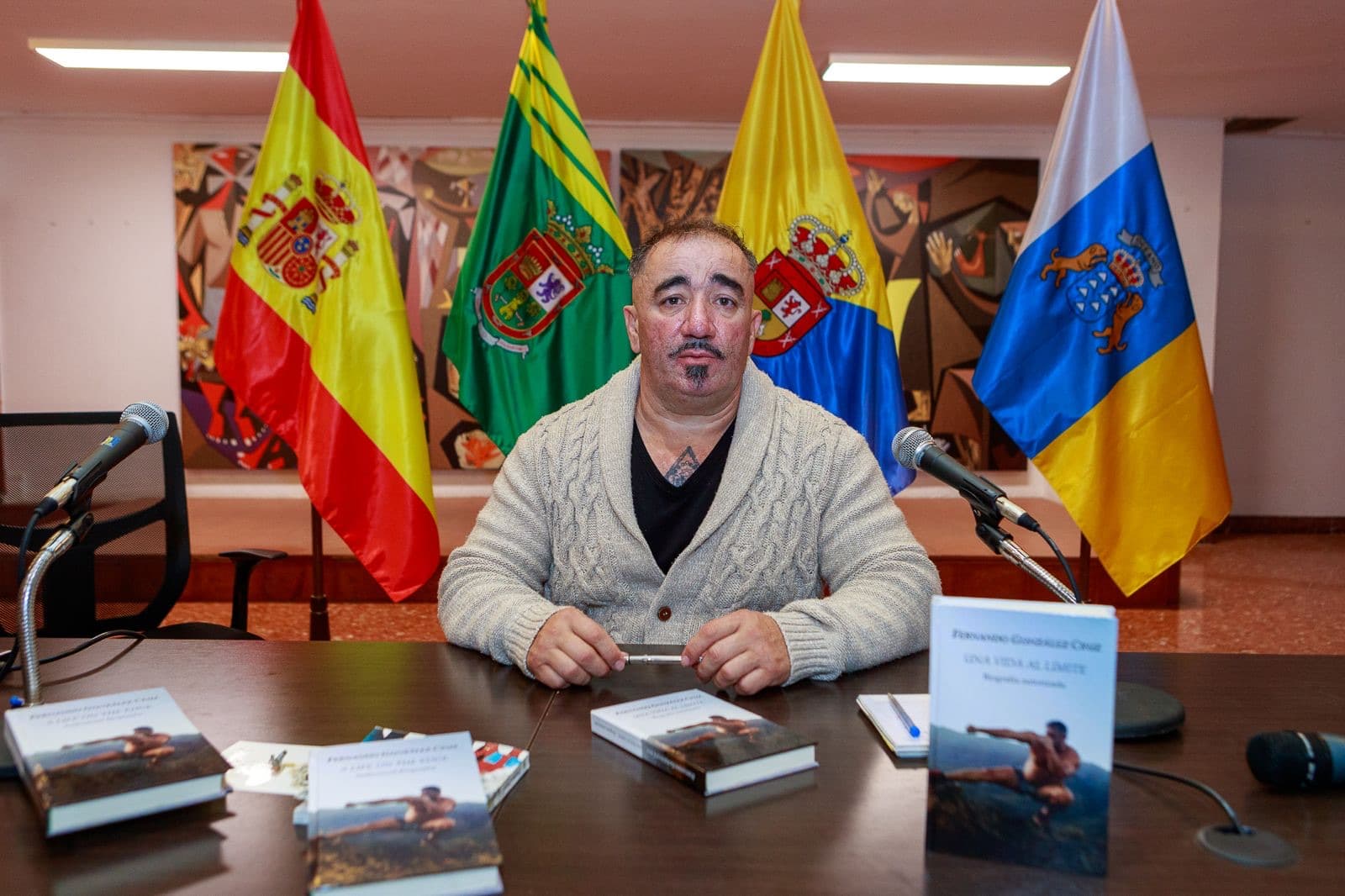 Presentación de «Una vida al límite» en Gáldar