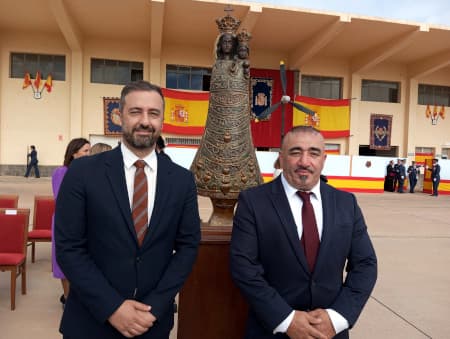 Fernando González Cruz durante el acto de reconocimiento del Ayuntamiento de Telde